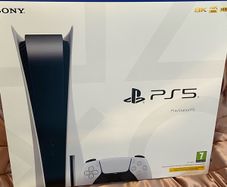 PlayStation 5 console with controller brand-new inbox