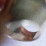 Vintage Sterling Silver 925 hallmarked Domed Ring,  Abstract Mid-Century Style, Size N1/2 - 13,3g Image 5