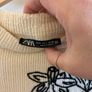 Hand embroidered Zara knit top Image 7