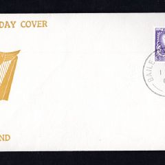 1968 Ireland 5d Photogravure Printing Second Definitive Series Illustrated First Day Cover (FDC) with Baile Atha Cliath (Dublin) cancel