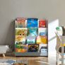 Kids bookcase Children's storage shelves Bookcase Magazine Rack Image 3