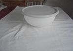 White Plastic Bowls x 4 for Sale