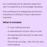 Dublin Rug Tufting Craft Workshop Voucher 80 Euro Image 2