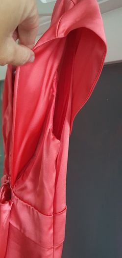 Karen Millen Coral Bow Sz 10