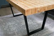 Solid Reclaimed Pine Industrial Style Dining Table 180cm