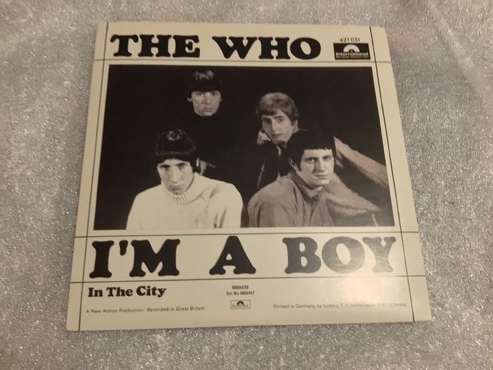 Im a Boy /In the City The Who Picture Sleeve