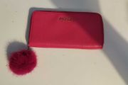 Furla Key Chain Wallet with Furry Key Ring