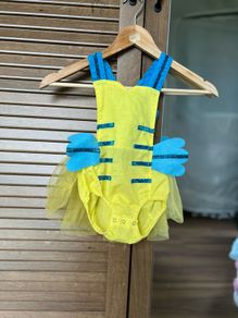 Little mermaid flounder fish costume