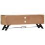 TV Cabinet 140x30x45 cm Solid Acacia Wood Image 4