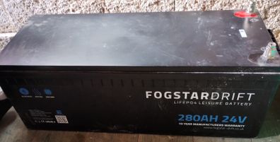 Fogstar 24v lithium battery 280Ah