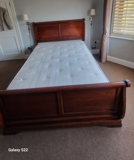 6ft superking Bedframe & mattress