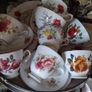 21piece miss match china tea set Image 5