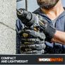 WORX Nitro 18V (20V MAX) Cordless Impact Drill, PowerShare, Brushless Motor, 60Nm, 13mm Chuck, Variable Speed Control, LED Light, 2pcs 2.0 Ah Batteries Included, WX352 Image 4