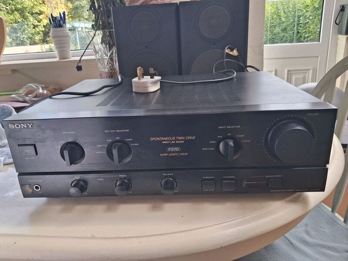Sony Amplifier and CD and Mordaunt Short Speakers