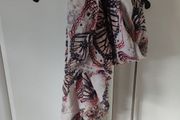New Look Pink Butterfly Scarf