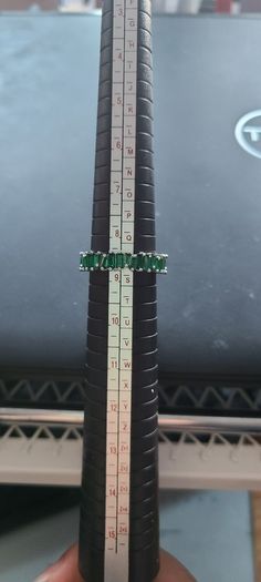 Green and Pink Gemstone Ring