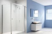 Merlyn sliding shower door and side panel all sizes see below