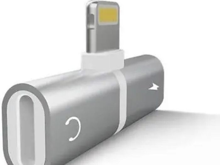 Dual 8 Pin Charger and Audio Adapter For iPhone 12 11 XS MAX XR 8 Plus