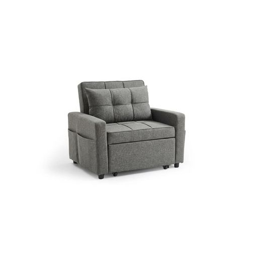 New Arrival, Grey 1 Seater Sofa Bed, Pabs
