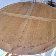 Solid wood dining table