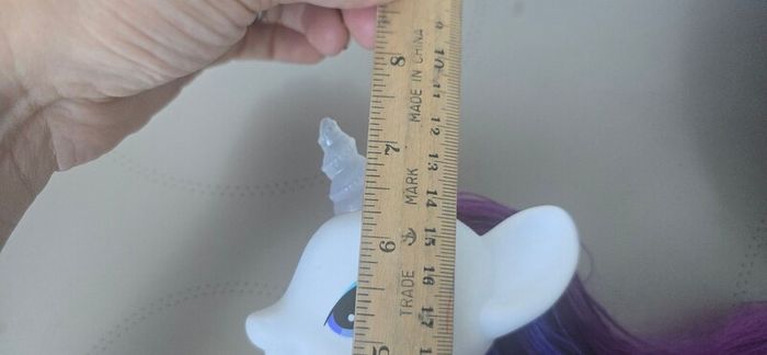 Large Light up Rarity Cutie Mark Magic Glamour Glow - 7 inch MLP G4 My Little Pony 2014