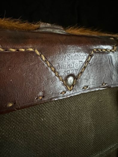 WW2 German Tornister Pack RAD Marked 1937 Dated