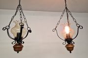 Pair of Vintage French 1970s ceiling lights