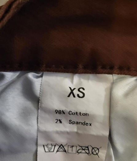 Brown stretchy flared jeans, Size XS / 6