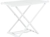 Folding Clothes Dry Rack White Plastic