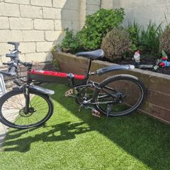 Electric folding bike with 2 battery's.