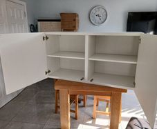 White cabinet