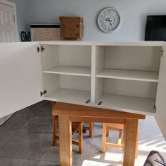 White cabinet