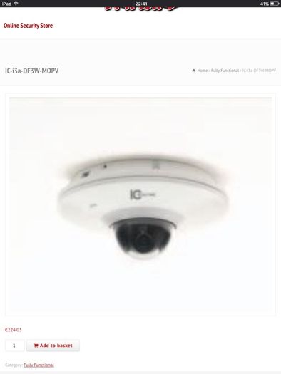 PRICE DROP !!! 3 MegaPixel Compact Dome Network PTZ CCTV Camera