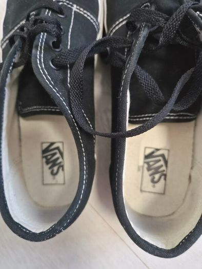 Vans Trainers- Black Canvas- Size EU37/ UK4.5