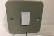 Surface Metal Clad Light Switch 1 gang
