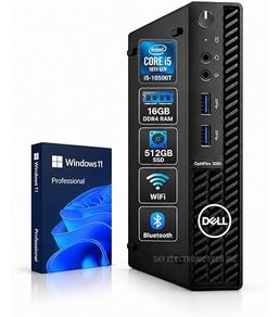 Dell Optiplex 3080 Mini PC Core i5 10500 (10th Gen) 16GB RAM 500GB SSD Windows 11 Pro