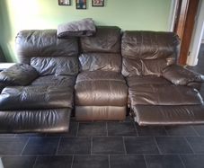 Free 3 seater reclining sofa