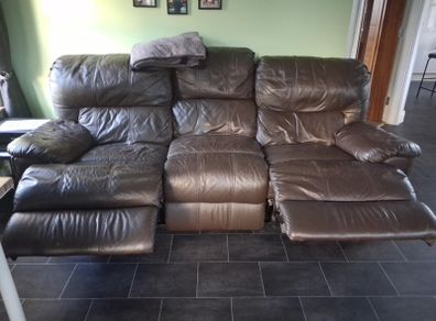 Free 3 seater reclining sofa