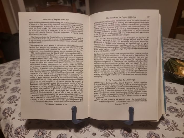 The Church Of England, 1900-1965  Hardcover. 1965