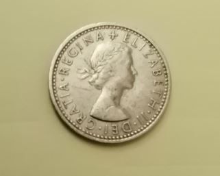 1966 Elizabeth II UK Sixpence