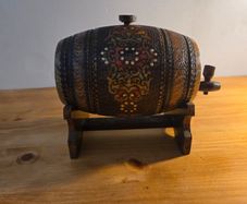 Vintage decorative barrel