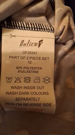 Onfire ladies pjs