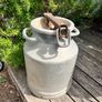 Vintage Metal Milk Churn Image 2