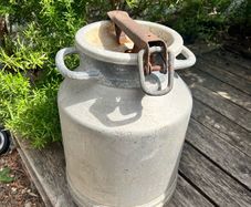 random Vintage Metal Milk Churn