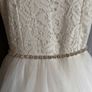 RRP 510 Communion dress ivory designer Teter Warm Image 6