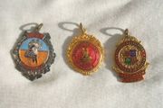 Three vintage enamelled award medals for dancing (1950s or earlier)