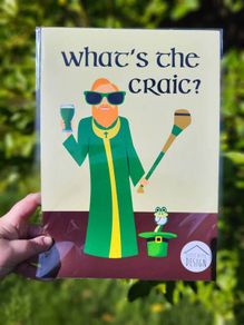 A4 size Whats the Craic Print, wall art