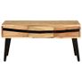 Coffee Table 88x50x42 cm Solid Acacia Wood Image 3