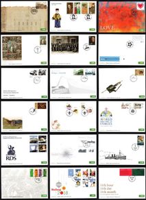Collection 2018 Ireland Commemorative Stamps An Post First Day Cover (FDC). Collection of 18 covers.