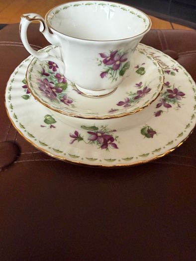 Vintage Bone China Trio